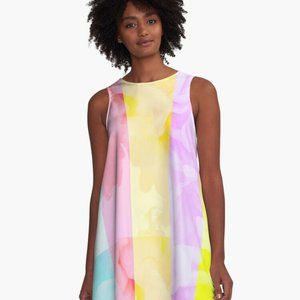 Custom Design Sleeveless Swing Dress Size XL